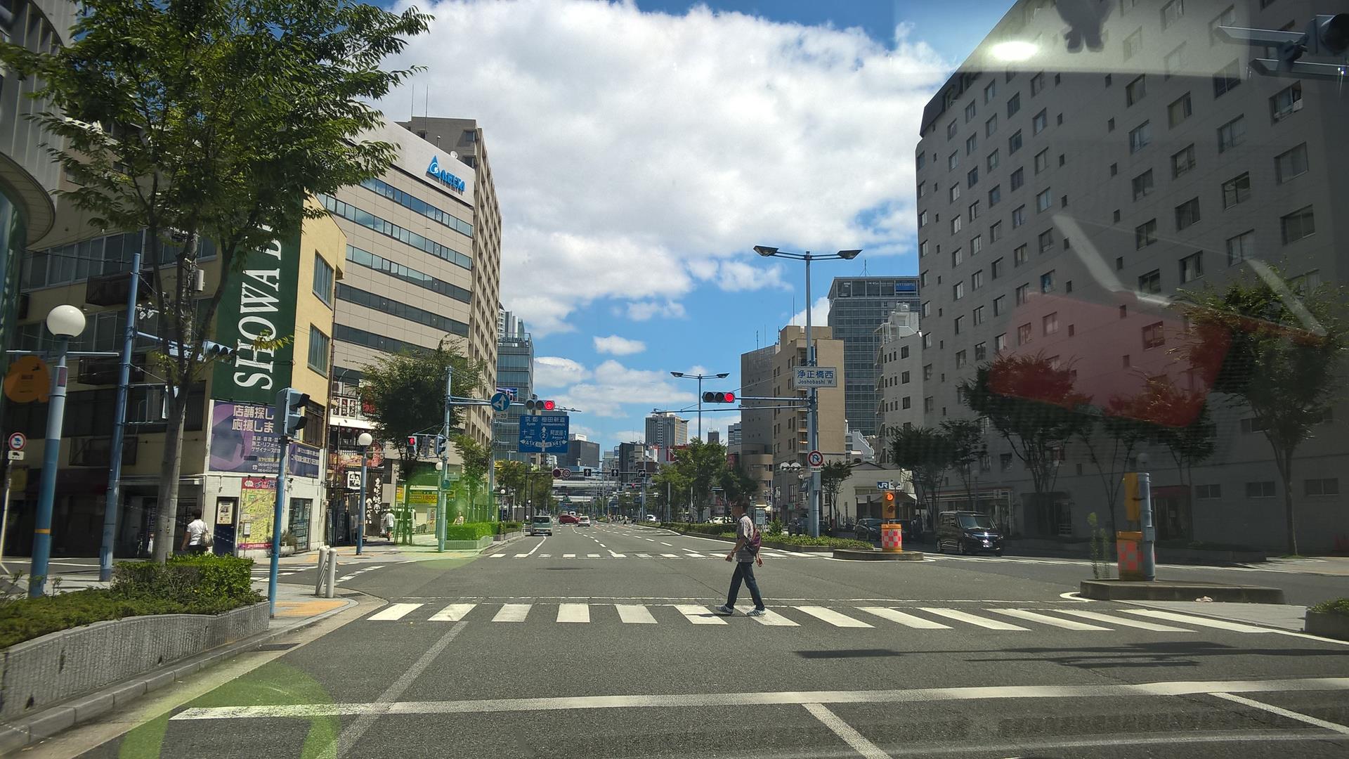 Im Auto auf dem Weg nach Kanazawa