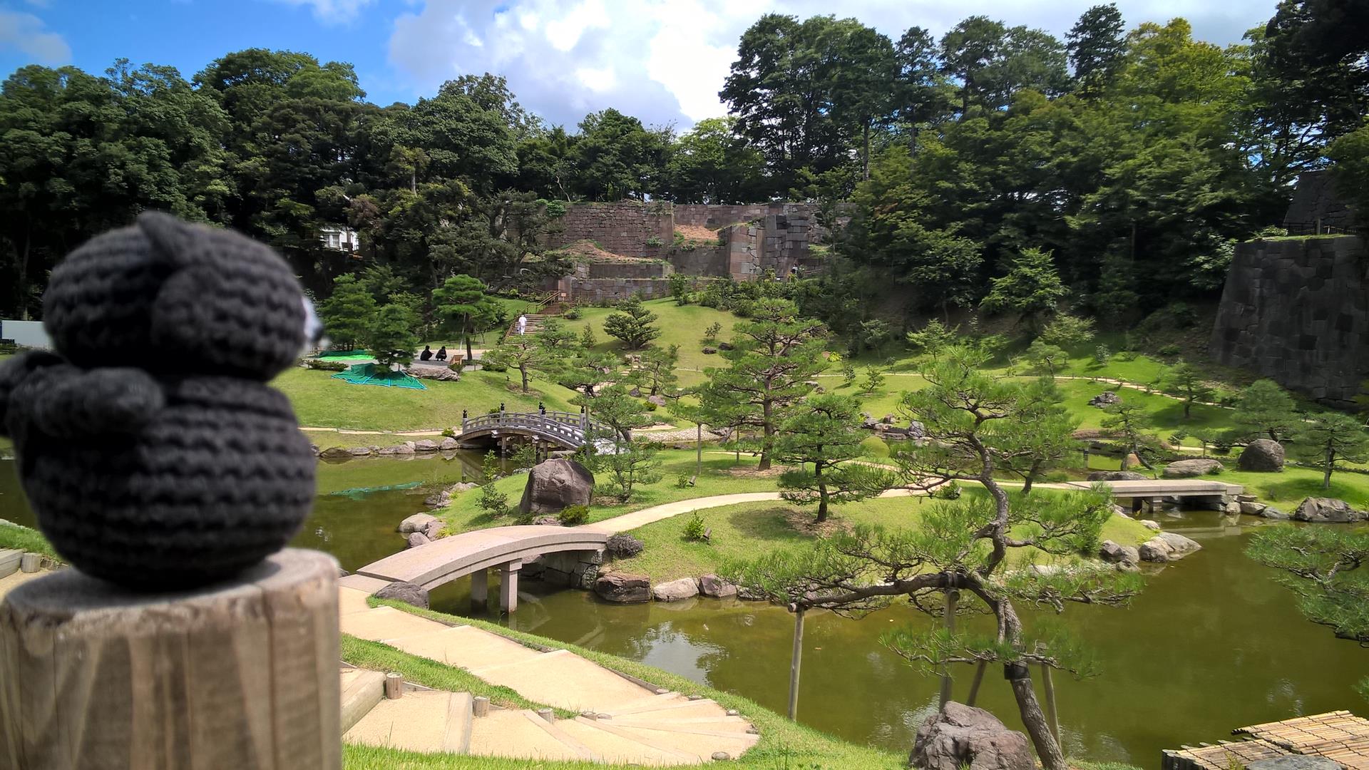 Neumel war sehr beeindruckt von dem japanischen Garten