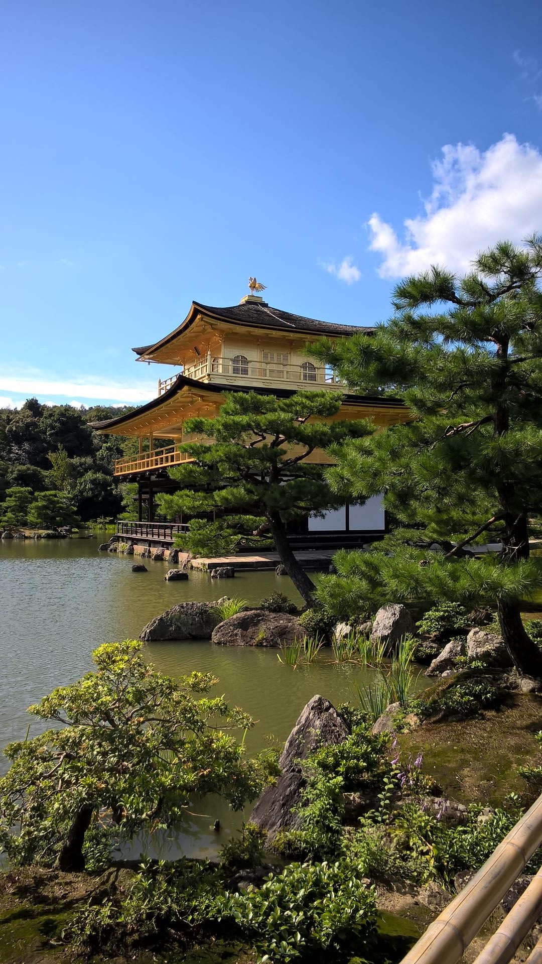 Der Tempel bei perfekten Wetter