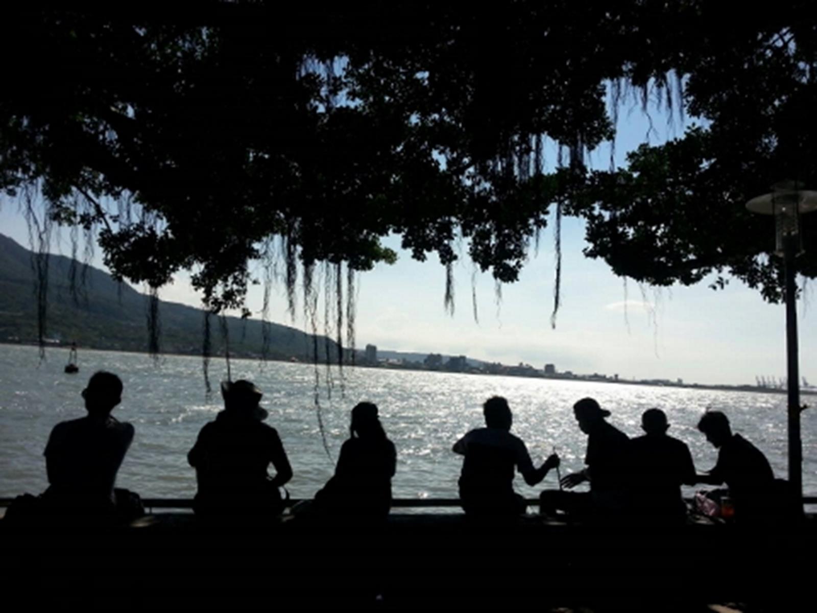 In Tamsui konnte man sehr nahe der Stadt schön relaxen